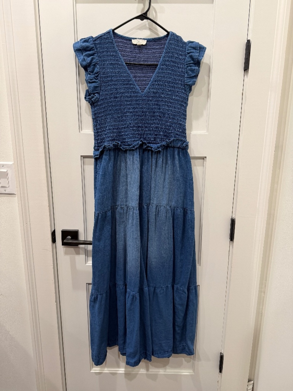 Elan indigo midi dress